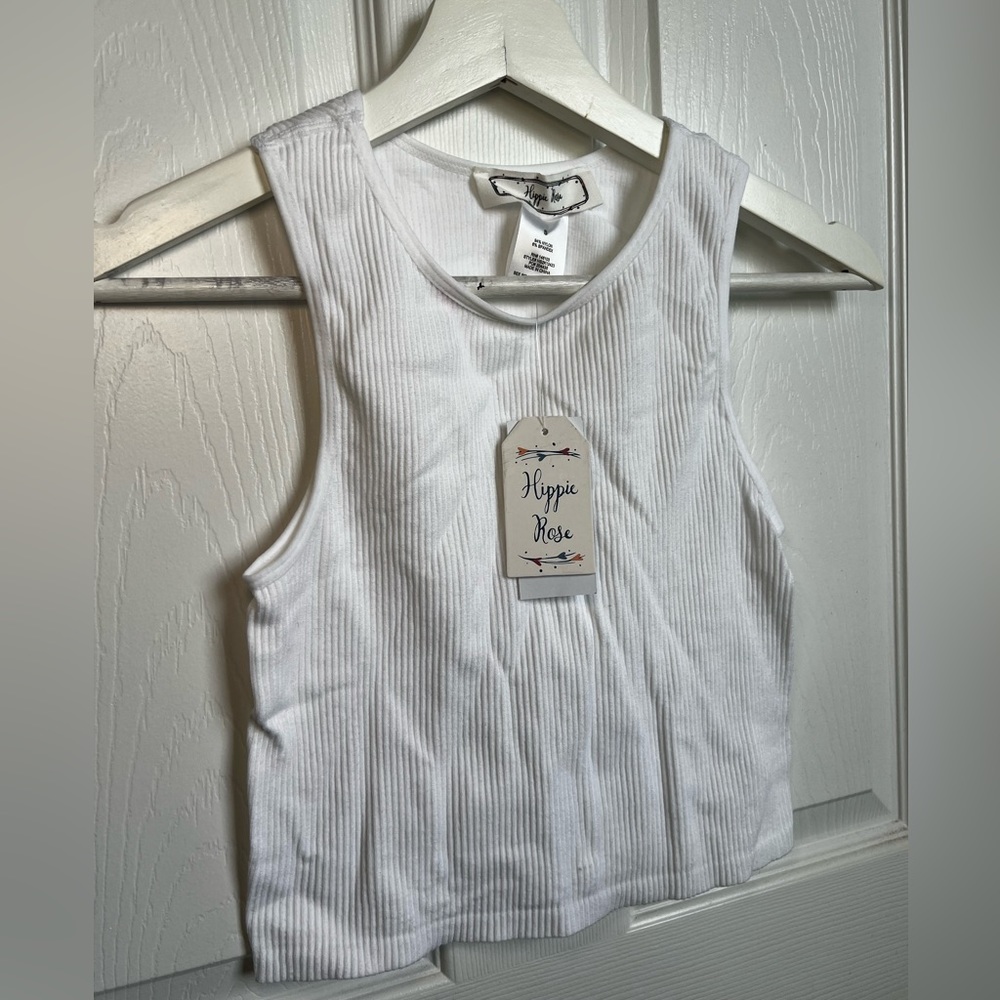 White crop tank